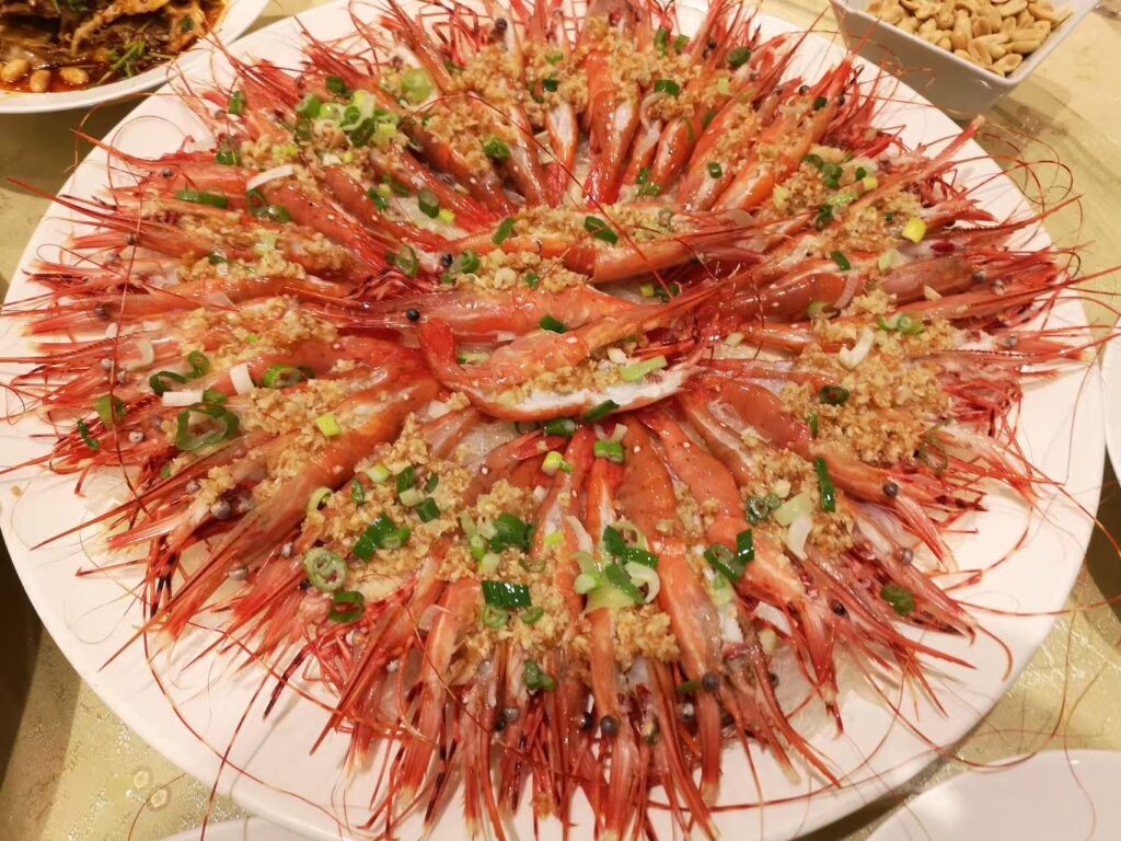 海鲜宴大虾拼盘